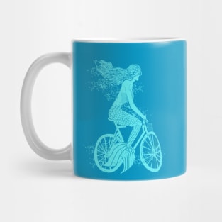 Mermaid on a Bike Mug